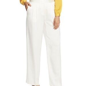 NWT Vince Camuto Pearl ivory wide leg pants